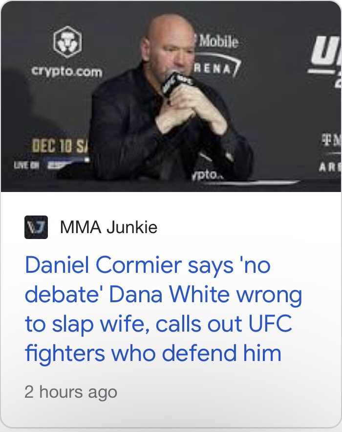JustMeDigi's tweet photo. CRIME: We live in a system of white supremacy because European-Americans like #DanaWhite abuse women on camera with no outcry yet target #FBA 🇺🇸 men for accusations and no proof. #FBAnews #FBAreport https://t.co/KalPqxDbMs