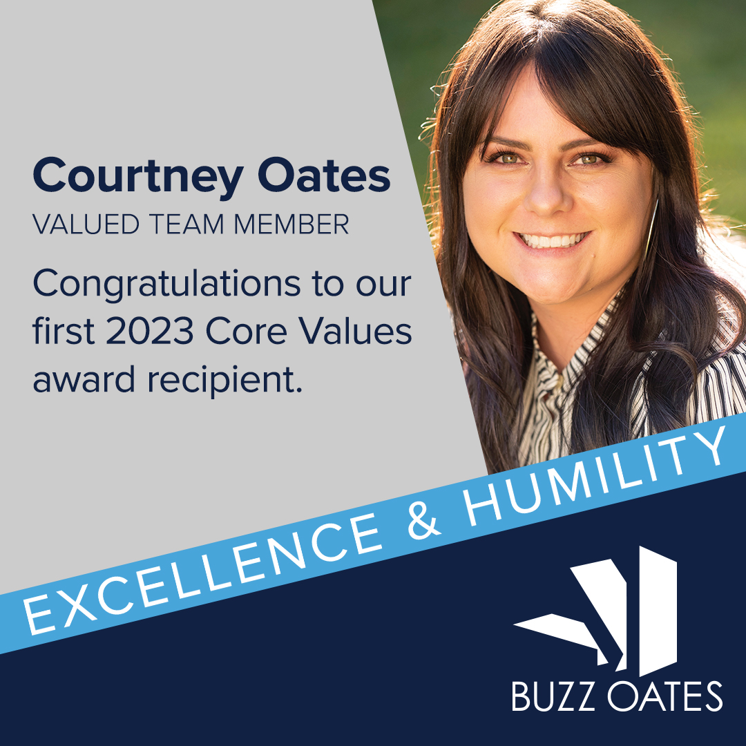 buzzoates's tweet photo. Congratulations to Courtney Oates, our first 2023 honoree of our Core Values recognition program. This recognition represents our Core Values in Excellence and Humility, and it honors those who live these values on a consistent basis.
#BuzzOates #ValuedTeamMember https://t.co/dDgstZxY9I