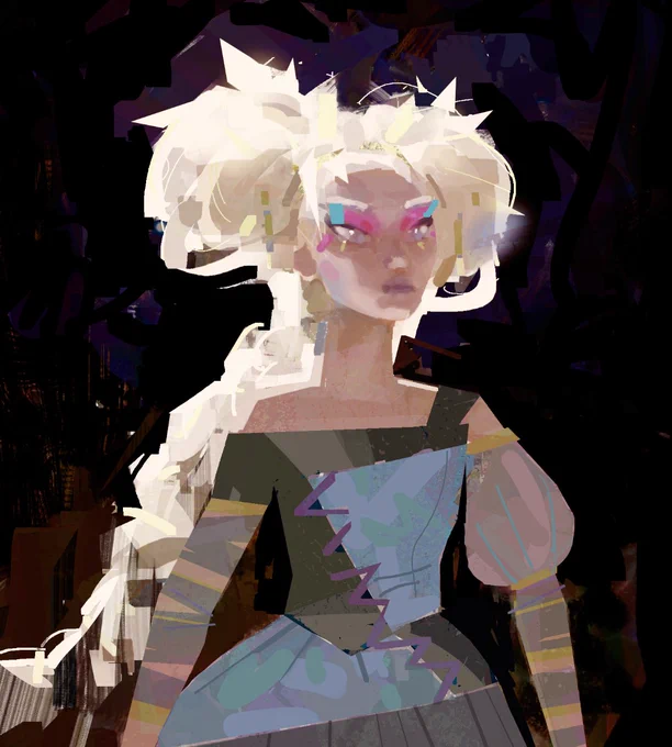 My favorite version of Goldi haha, worth a try.. Star pieces in her hair and infected by the stars magic. #pussinbootsthelastwish #pussinboots 
