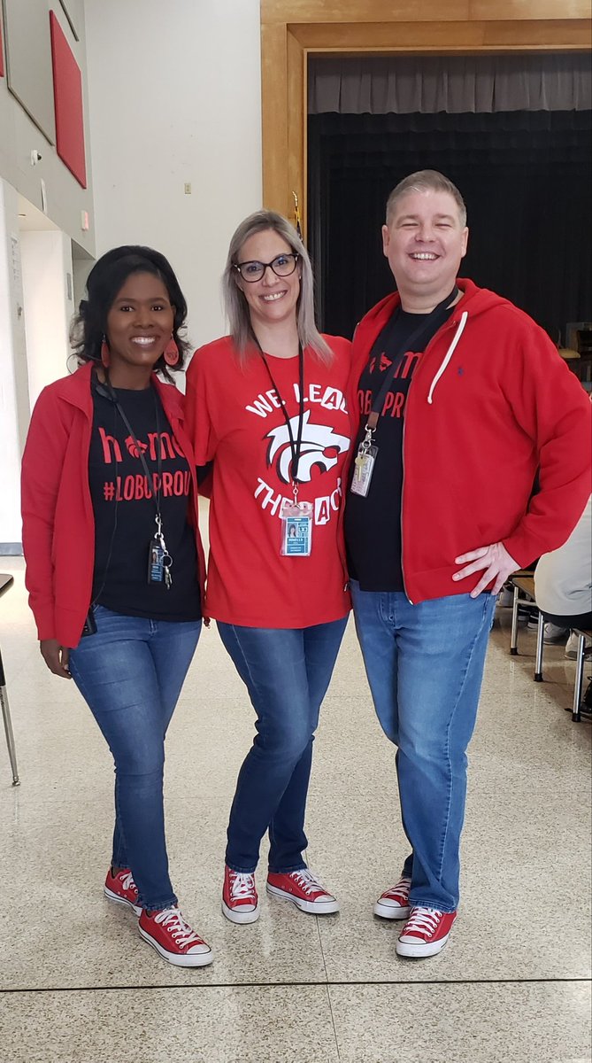 We can't hide our Lobo Pride!🐺 @LXJ_LOBOS @JustinMyersEd  #MakeEveryDayCount