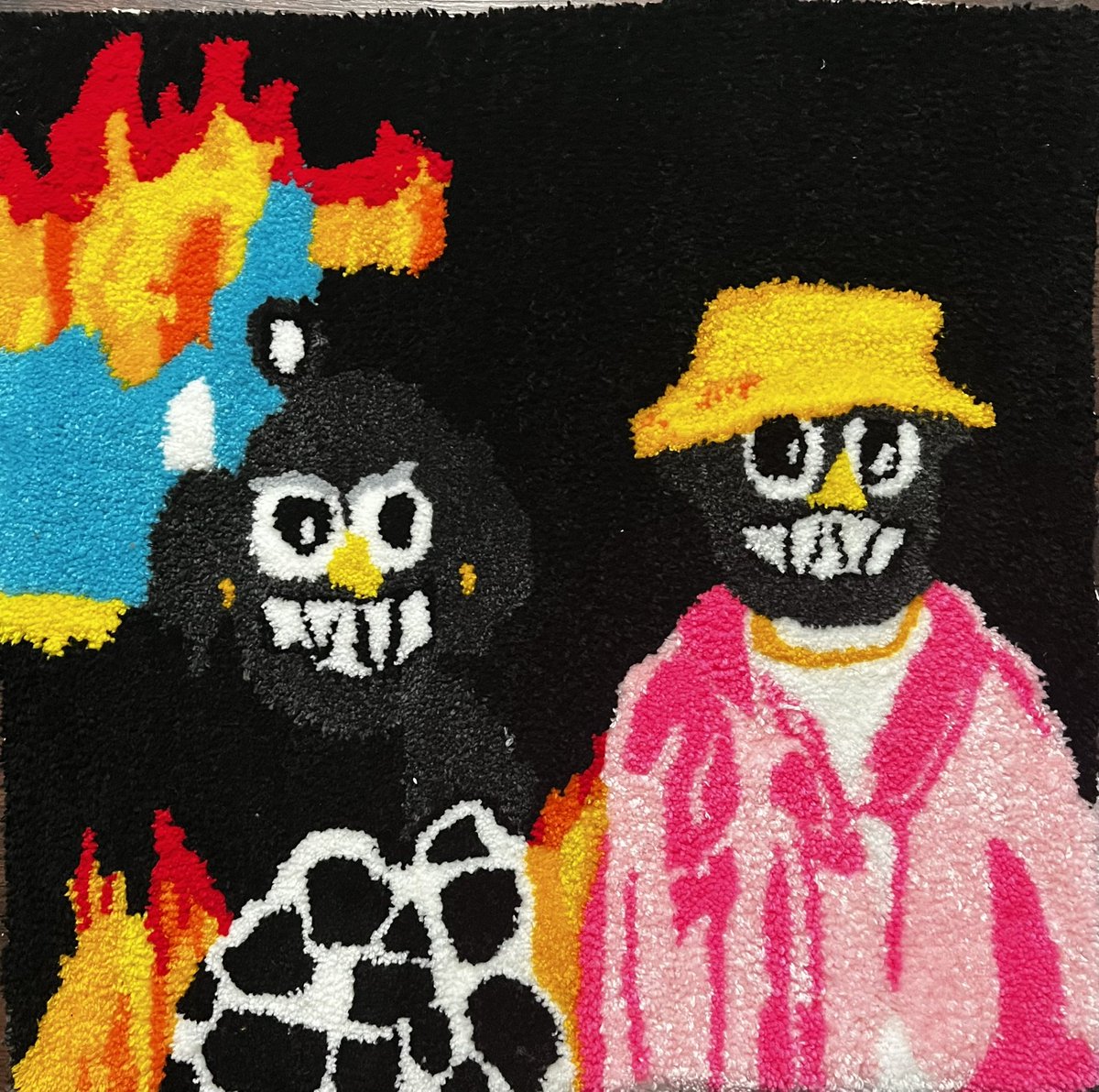 kennethledale77's tweet photo. Custom piece for @chancetherapper for his new EP #YahKnow. #CommissionsOpen #ChanceTheRapper #ChicagoRugs #RugTufting https://t.co/ylqj3D0nYK