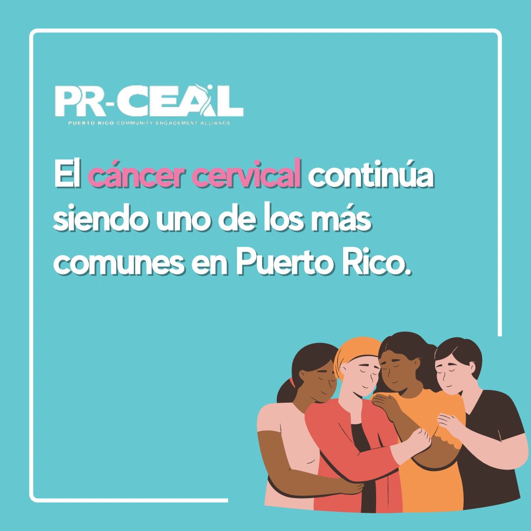 prceal's tweet image. Mes de concientización 
sobre el cáncer cervical 💗

El cáncer cervical continúa siendo uno de los más comunes en Puerto Rico.

¿Qué es el cáncer cervical? ¿Cuáles son sus síntomas? ¿Cuáles son sus factores de riesgo? ¿Cómo se previene? ⬇️
(1)