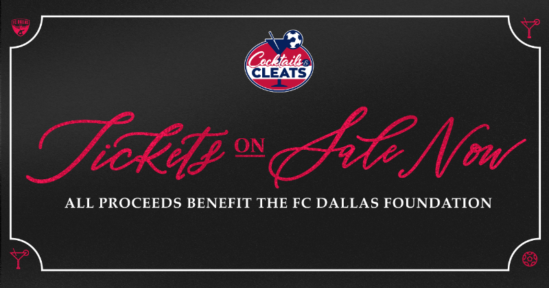FCDallas's tweet photo. Join us for Cocktails &amp; Cleats on February 16th!

Come out and meet the 2023 Team, sip cocktails, enjoy VIP Access to the first Drone Light Show of the season, and more.

All proceeds benefit the FC Dallas Foundation.