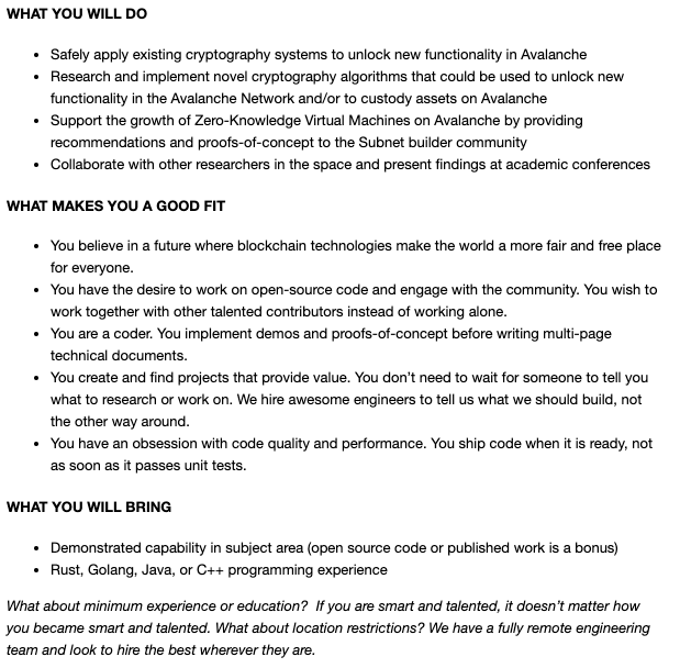Cryptography Engineer: boards.greenhouse.io/avalabs/jobs/4…