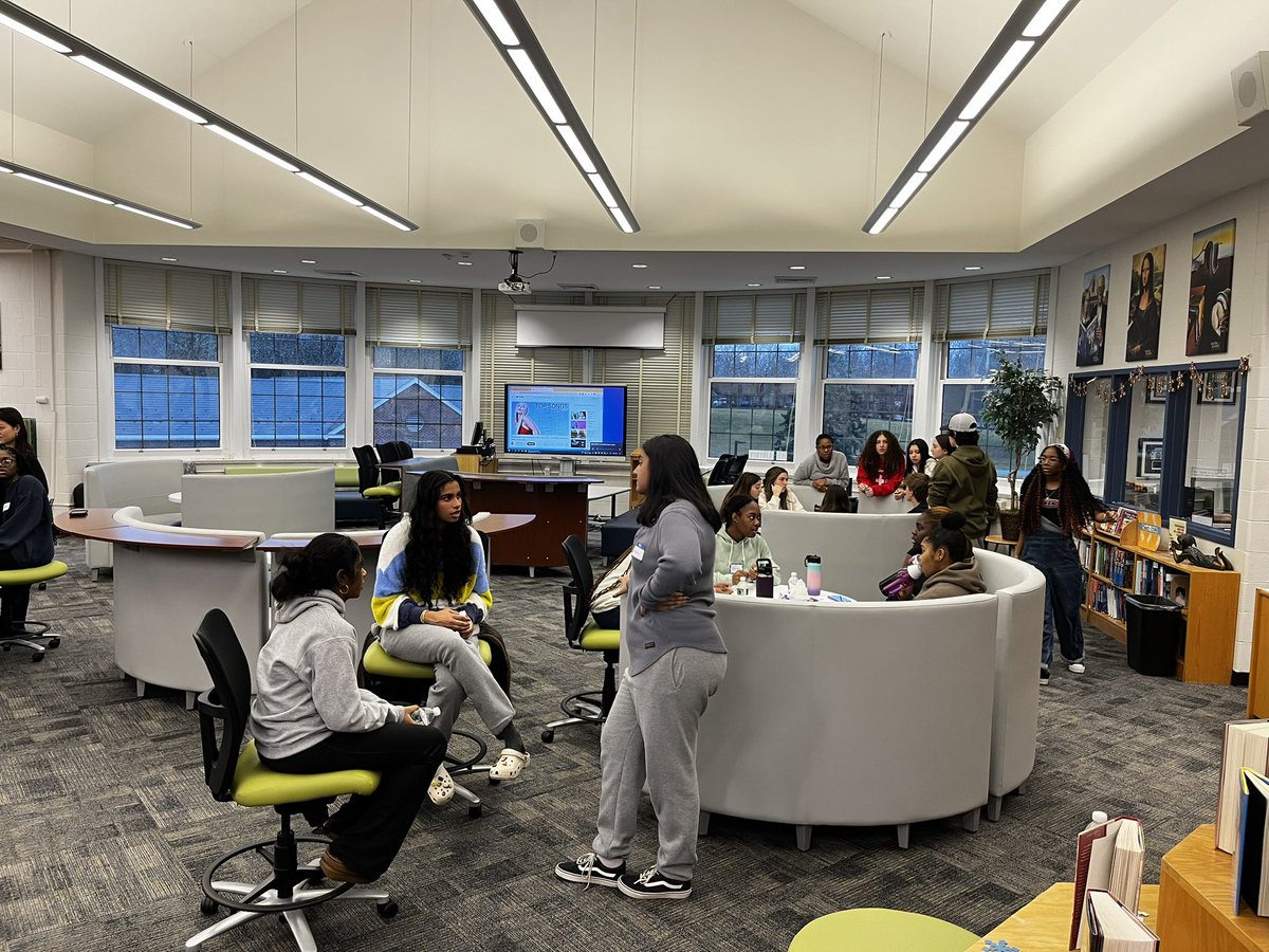 JHS and South Side HS students in L.E.A.D program work together today in a diversity,equity and inclusivity workshop. Thanks to Mr. Velez and Dr. Smith for coordinating this great work. @JerichoUFSD <a href="/HankGrishman/">Hank Grishman</a> <a href="/Ivysherman/">Ivy Sherman, Ed.D.</a> <a href="/VicManuel99/">Victor Manuel</a> <a href="/MichealaFinlay/">Micheala Finlay, Ed.D.</a> <a href="/CummingsJericho/">Brian Cummings</a>