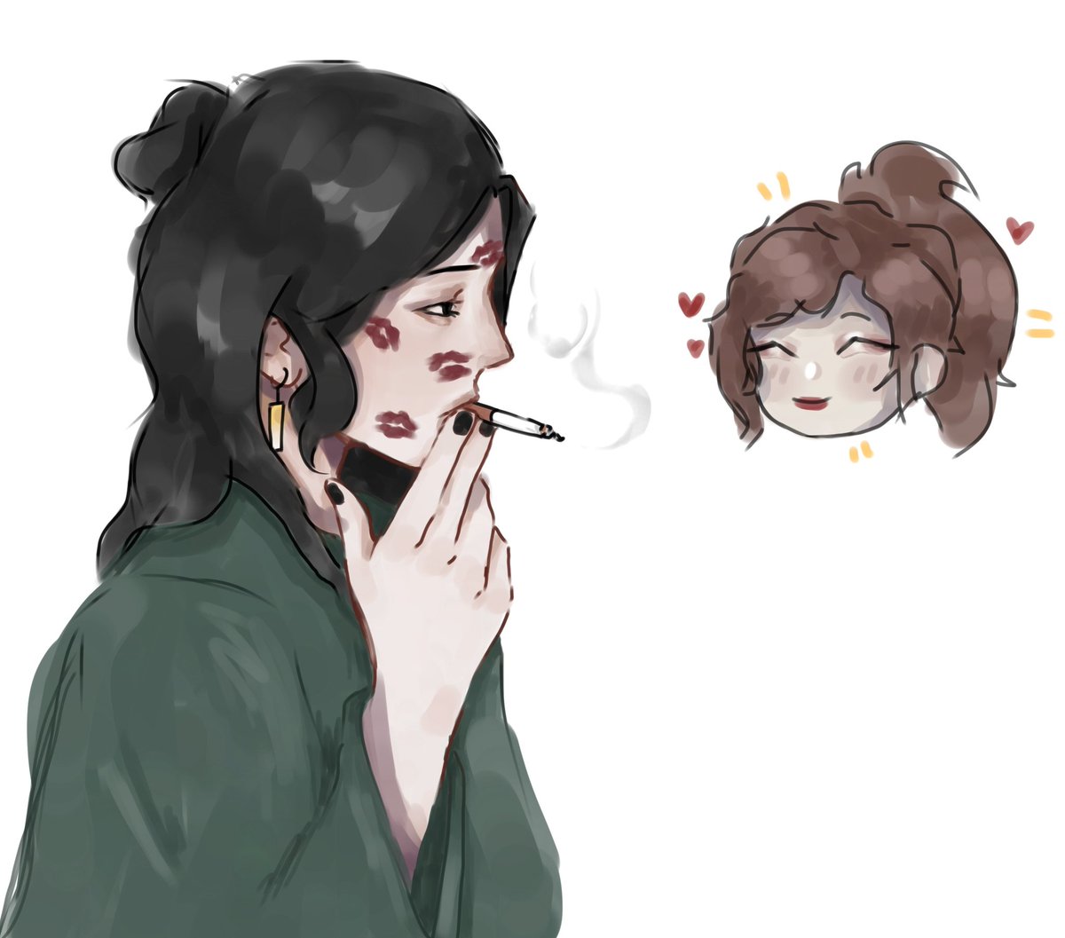thiiiiiiing's tweet photo. {#beefleaf #tgcf}
Старый скетчик по фем! бифлифам. https://t.co/K2NMiAzlyT