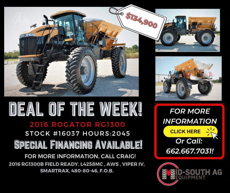 MidRbr's tweet image. New Year! New Deal! Check it out! #midsouthag #dealoftheweek #farmequipment #farmequipmentforsale #farmlife