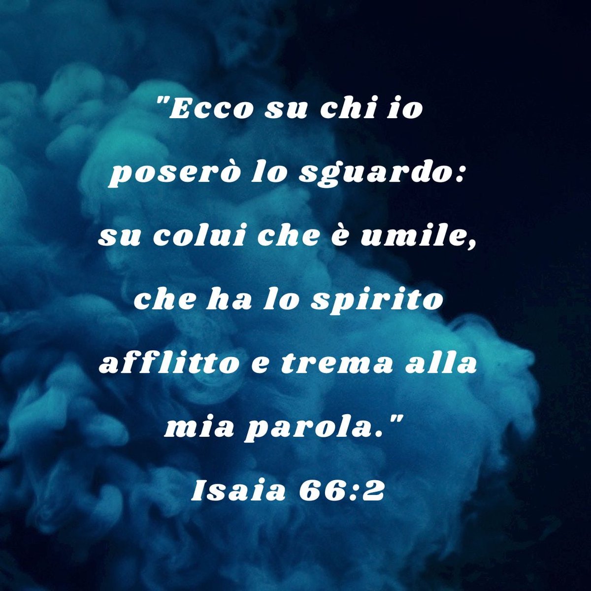 _MarcoGelo's tweet photo. "Ecco su chi io poserò lo #sguardo: su colui che è #umile, che ha lo #spirito #afflitto e #trema alla mia #parola."
(#Isaia 66:2) https://t.co/9KuTKeLTUK
