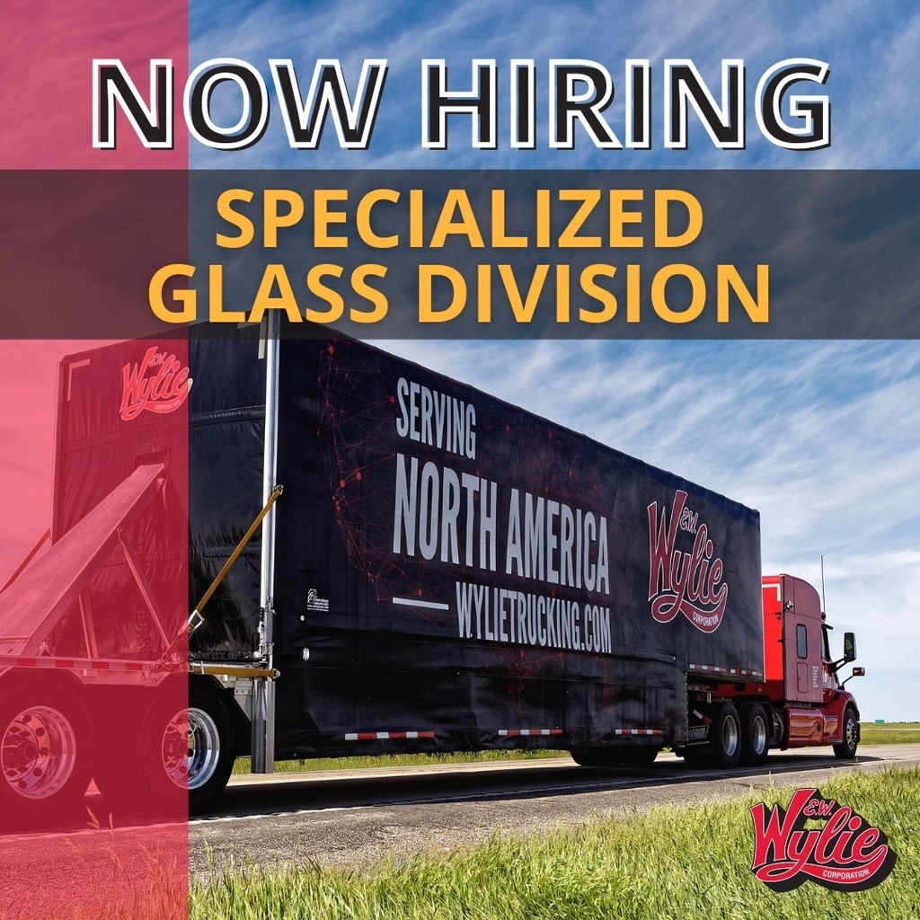 With fully loaded Peterbilt 579 UltraLofts, a $5,000 sign-on bonus, and endless other perks, our glass division is the place to be!

Apply today in our bio 🚚
.
. 
.
#EWWylie #WylieDrivers #WylieTough #TruckJobs #TruckingIndustry instagr.am/p/CnUwtDirURp/