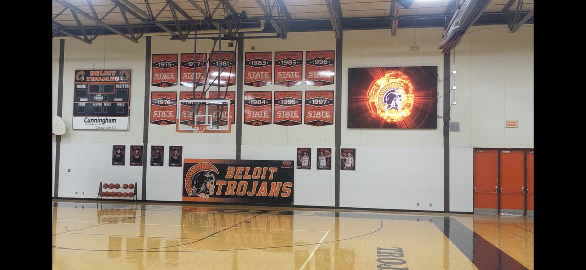 Very excited to have our new video board installed and ready to go!  Looks amazing. Makes the gym pop!!  #tpod <a href="/BoostrDisplays/">Boostr Displays</a>