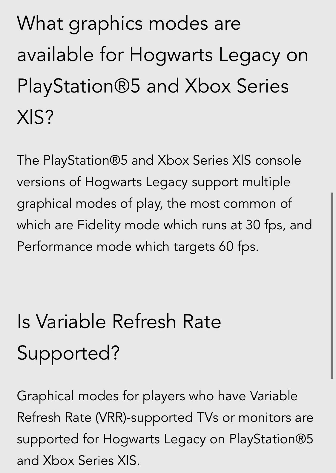 Hogwarts Legacy vai ter modo de 60 FPS no PlayStation 5 e Xbox