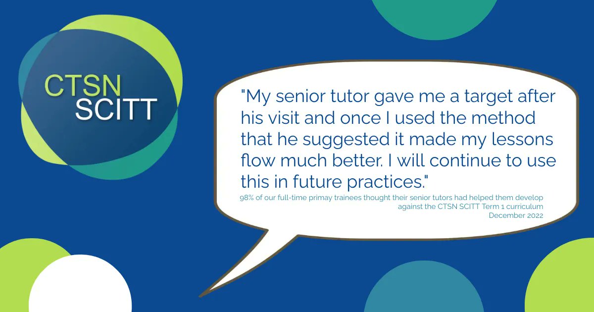 CTSN_SCITT's tweet photo. We know was have a first rate primary senior tutor team and our trainees agree.

#ctsnscitt #primaryteaching #traintoteach #teachincambs #teachinsuffolk #teachinessex #teachinnorfolk https://t.co/HO2axEodPE