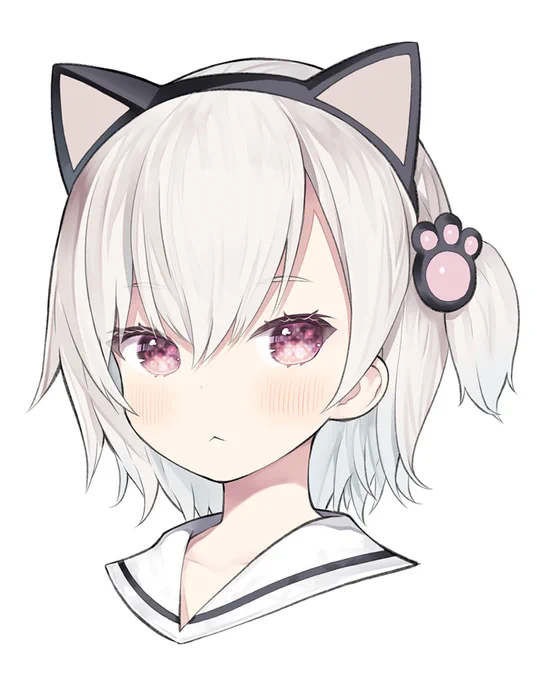 久し振りに、ちこ。新環境慣れのためのお試し絵。液タブの保護フィルム替えたら感触が全く別物になってしまったけど、慣れたら良い感触になりそう('ω`) 