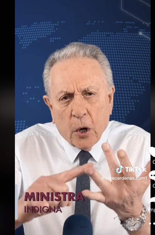 JoseCardenas1's tweet photo. La Ministra, Yasmín Esquivel Mossa, ha pisoteado los principios de la UNAM, la Suprema Corte y el Gobierno de  Andrés Manuel López Obrador, su amigo confeso, impulsor y defensor. 

Yasmín Esquivel mintió, robó y traicionó. 
 https://t.co/JFVTzYL6IF https://t.co/zvsrsmSoQp