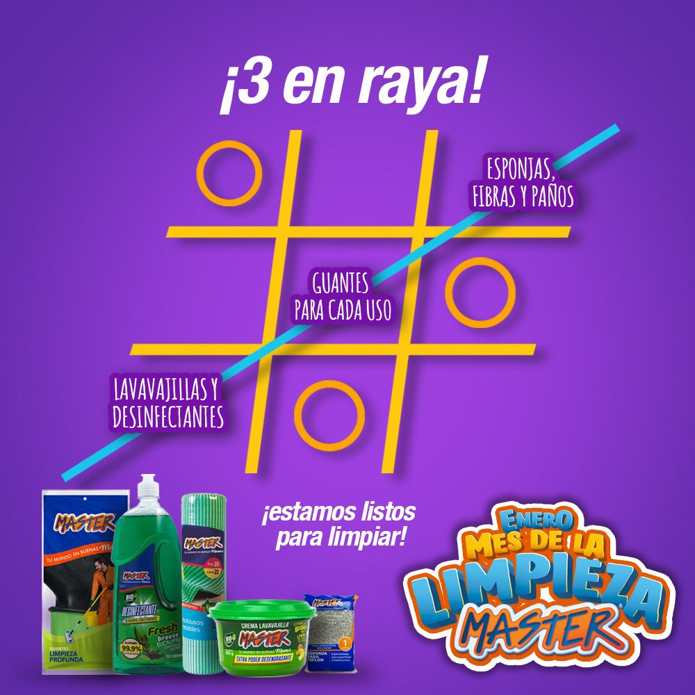 Master_ecuador's tweet photo. ☺️😉¡3 en raya! 🤙🏼Tenemos lo que necesitas para la limpieza del hogar.🏠
✅Guantes para cada uso para proteger tus mano.
✅Esponja, fibras y paños para limpiar cualquier superficie.
✅Desinfectantes y lavavajillas Biodegradables con aromas que despertarán nuevas sensaciones https://t.co/Wiz9CmiLE7