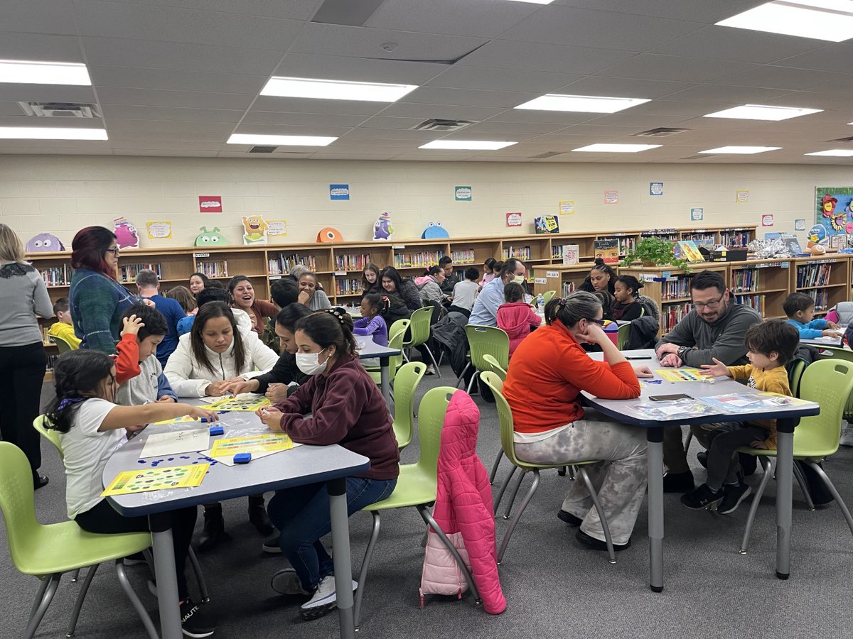 Title 1 Math/IB Night! We had so much fun learning new math games with our amazing students and their families. Everyone received math games to take home and practice. Families+Learning+Fun=A perfect night at Mullen ES! @JenHoffowerPWCS @PypMullen @MullenShamrocks @PWCSNews