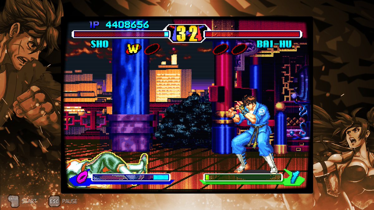 fgcwatcher's tweet image. Tá vendo aquele 56 no final do score? Foi o número de vezes que usei "Continue" pra poder zerar o Breakers Revenge com o Sho. Se preparem para uma bomba de dificuldade contra a CPU.

#breakerscollection