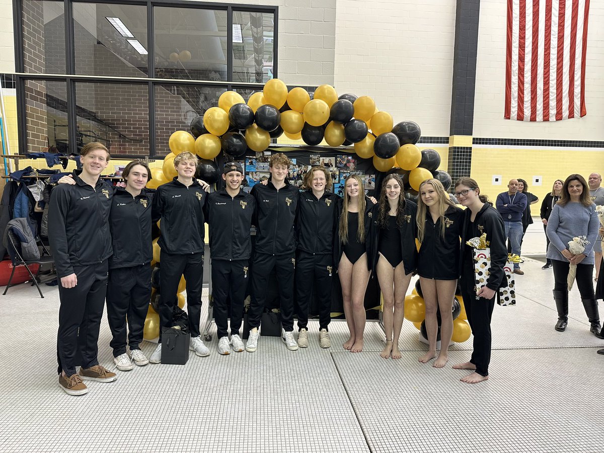 Honoring our amazing Swim/Dive Senior Leaders and their legacy of #PHMExcellence at Senior Night.