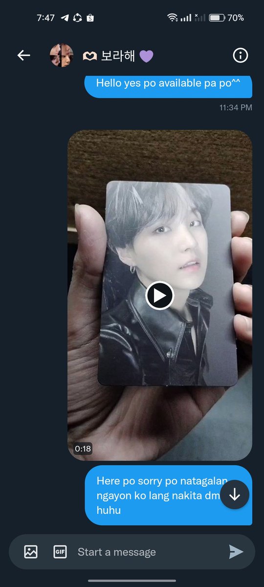 deewiduwi's tweet photo. ‼️ POTENTIAL SCAMMER ‼️

if ever you came across w/ a seller selling the same exact photo, providing the same video as I did please don't transact w/ them. I sent my "supposed to be buyer" this video without knowing na posted as potential scammer na pala sya, how careless of me https://t.co/rOVxNx1lLT