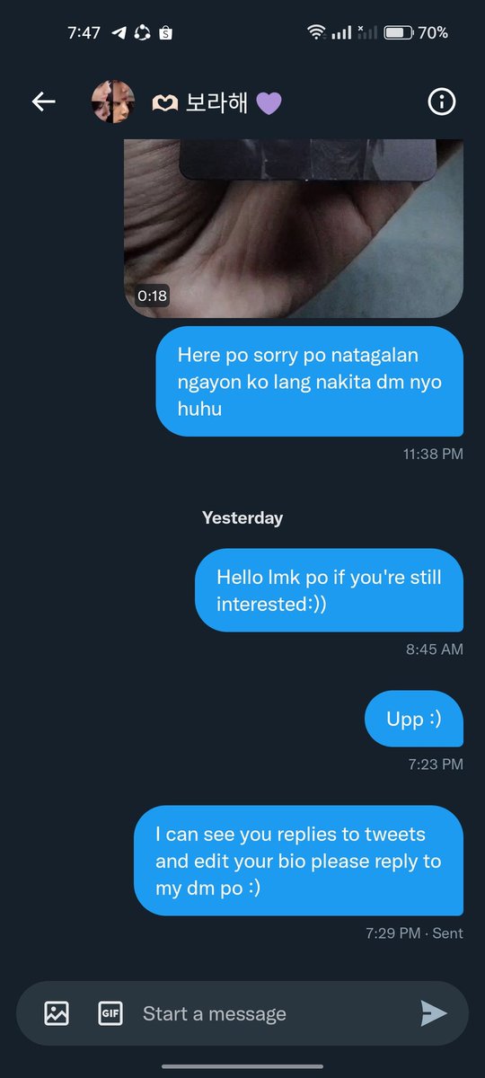 deewiduwi's tweet photo. ‼️ POTENTIAL SCAMMER ‼️

if ever you came across w/ a seller selling the same exact photo, providing the same video as I did please don't transact w/ them. I sent my "supposed to be buyer" this video without knowing na posted as potential scammer na pala sya, how careless of me https://t.co/rOVxNx1lLT