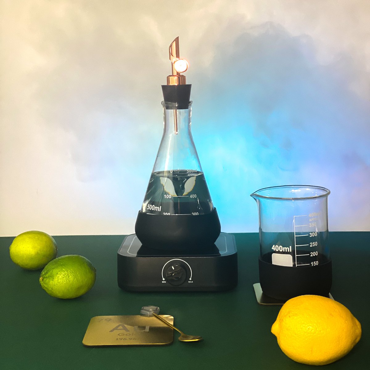 thecalcchemist's tweet photo. Mixing up some solutions in our new magnetic cocktail stirrers this evening🍸🌪⚗️🌃  #chemtwitter #Chemistry https://t.co/0vUX2XMqbZ
