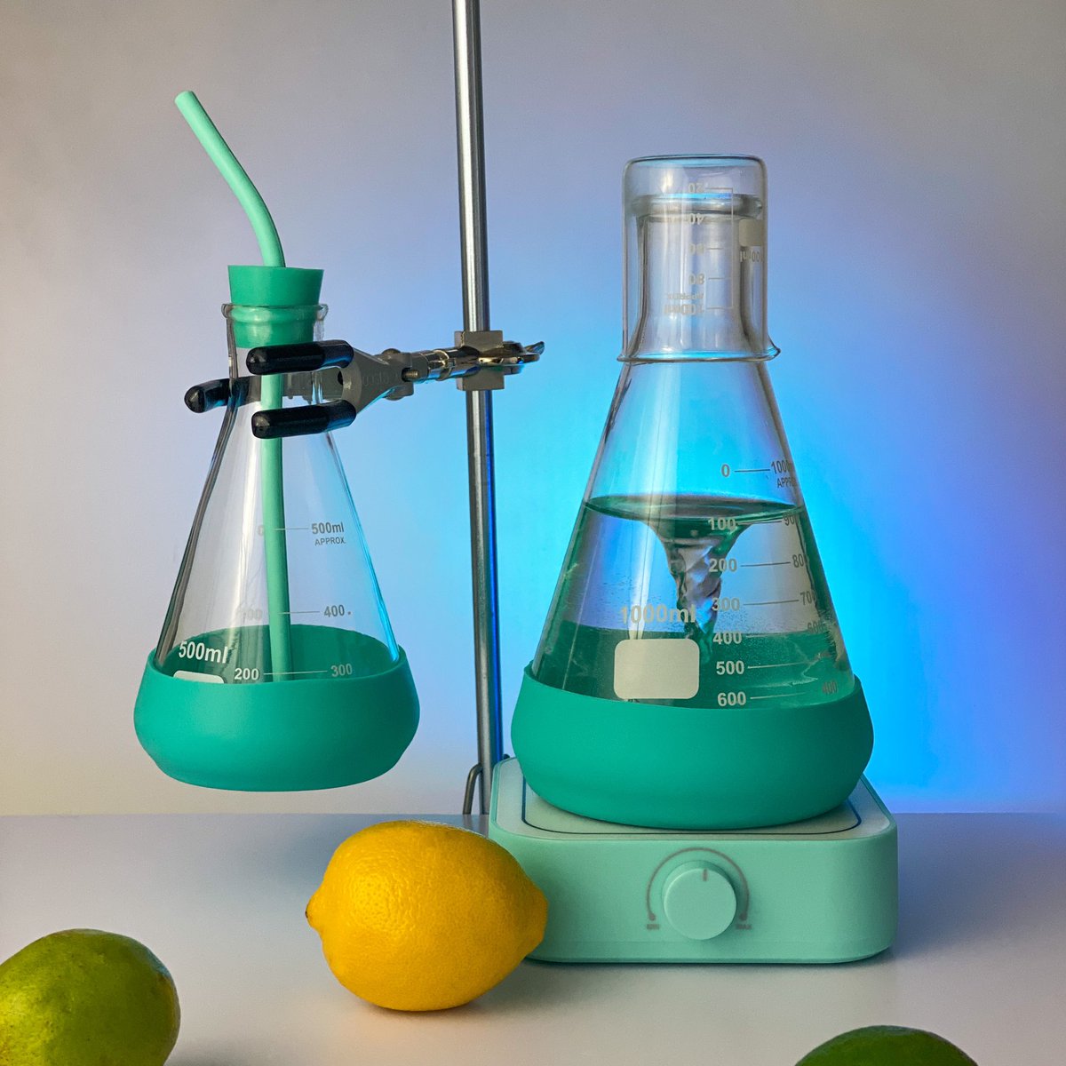 thecalcchemist's tweet photo. Mixing up some solutions in our new magnetic cocktail stirrers this evening🍸🌪⚗️🌃  #chemtwitter #Chemistry https://t.co/0vUX2XMqbZ