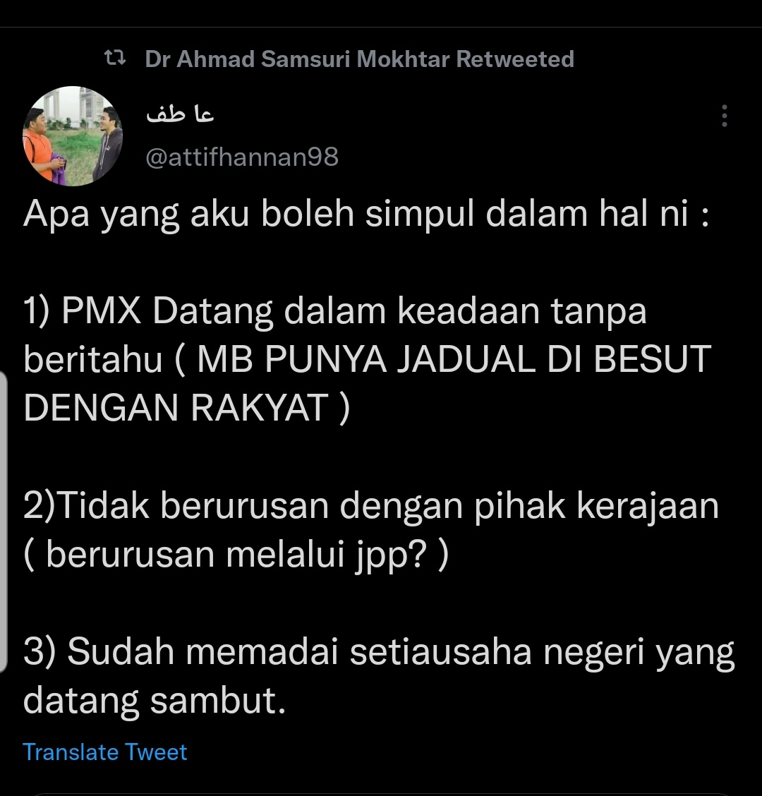 tjerealjoker's tweet photo. MB Tganu siap RT bila walaun bekap dgn alasan dangkal.

1. Sultan Tganu sendiri jemput. Xkan MB tak tahu?

2. Bantuan sebelum ni JUGA disalur ikut JPP.

Allah sendiri tunjuk kebangsatan kaum PAS. 

Nak percaya si penipu yg pergi Auckland masa banjir? Dgn walaun boleh laa. https://t.co/YF4xtdQefJ