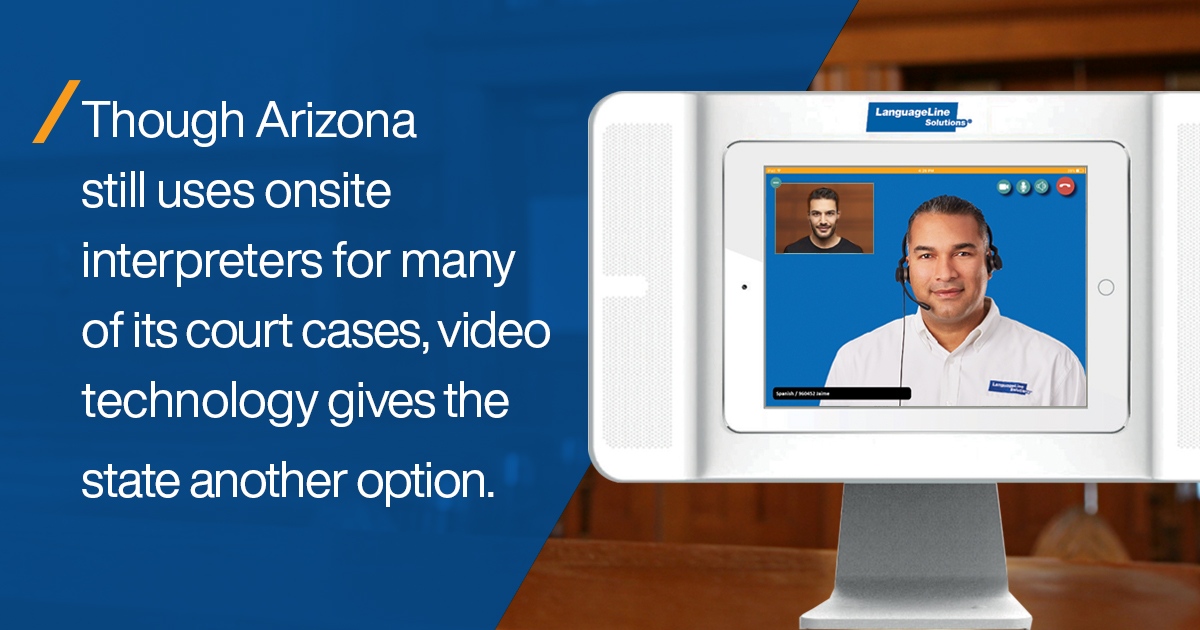 LanguageLine's tweet image. On-demand video interpreting has allowed Arizona state to maximize its investment in language services. Learn about how government agencies can maximize their investments in language services: blog.languageline.com/4-ways-to-maxi…

#LanguageLineSolutions #Interpreting #OnDemandInterpreter