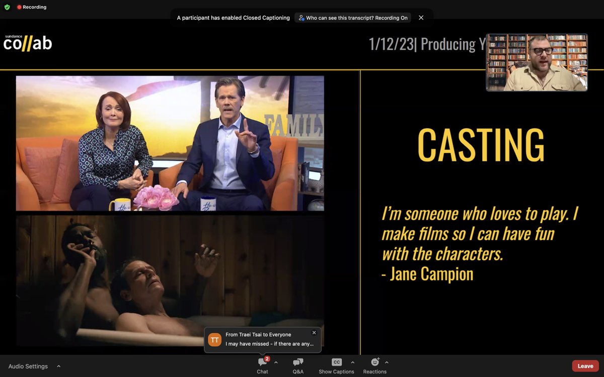 cathrynatkinson's tweet photo. Great online session by Sundance Co//ab @sundanceorg @sundancefest on short filmmaking with Oscar-winning producer @AndrewCarlberg. Covered the whole dang short film thang... https://t.co/WsyJ2pHX5C