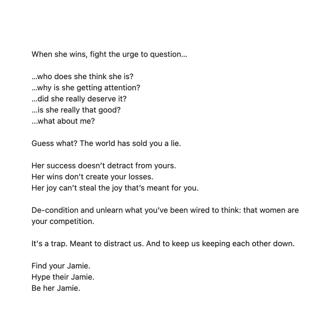 The vibe all 2023? Unabashed hype woman! 🥳

✍️: Erin Gallagher via LinkedIn