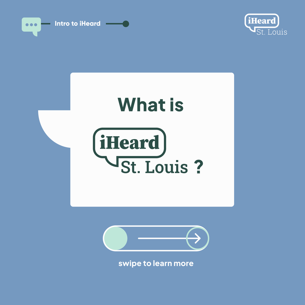 iheard_stl's tweet photo. π’ For all of our new followers in 2023 π’
Curious about what we do at iHeard? iHeard surveys St. Louis adults weekly to learn what they are hearing and share trusted health information with our community. #iHeardSTL #StLouisHealth #COVID19 #PublicHealth #Health2023 https://t.co/ilvkuvFGGJ