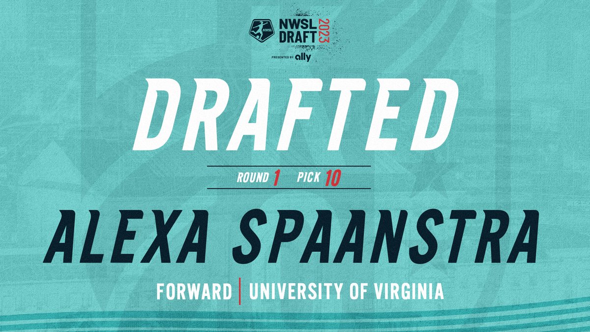 KC Current have selected forward <a href="/alexaspaanstra/">Alexa Spaanstra</a> from University of Virginia with the 10th pick in the 2023 #NWSLDraft.