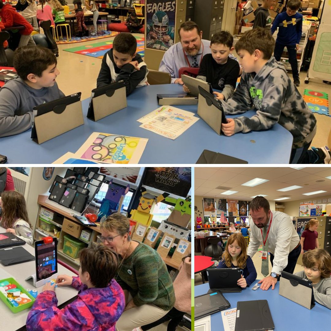 Today our Whitfield students participated in the Hour of Code global movement that challenges students to work on computer programming skills.  It was a great day where students, staff and community members came together to program and learn about computer science! #WilsonSD