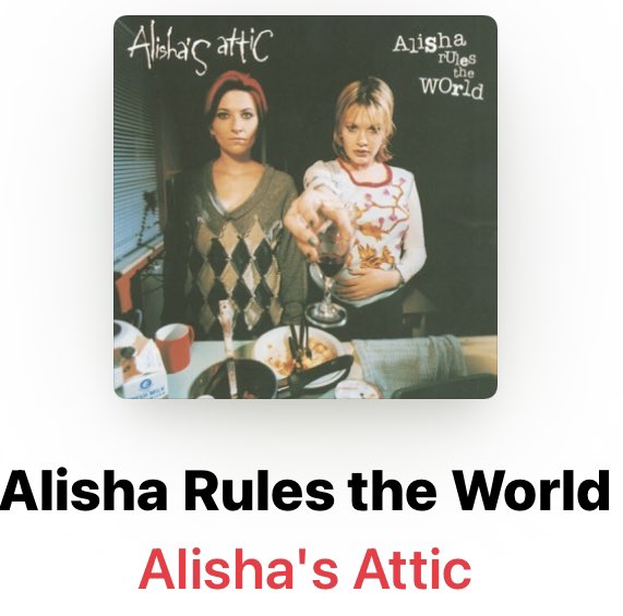 BlossomHill101's tweet image. Day started with a puncture and it went downhill from there. I needed a boost &amp;amp; my 90’s go to was this. Amazing band who I’d love to know are well. Karen and Shelley, thank you for saving a stressful day. Any chance of a reunion tour?  x #AlishasAttic #IamIFeel #Indestructible