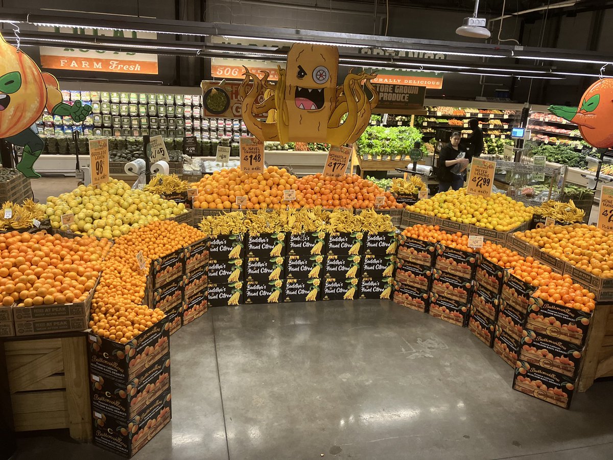 MelissasProduce's tweet photo. #citrusfest is happening now at @CentralMarket! Oranges! Lemons! Limes! And Buddha Hands!
#melissasproduce https://t.co/aTVMlHvyV0