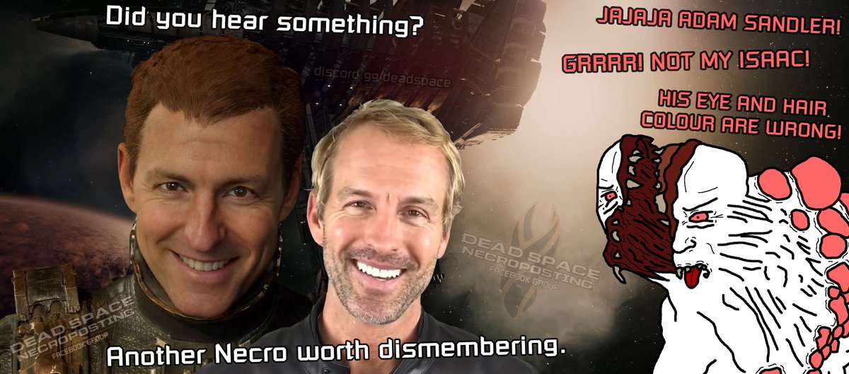 body_counter_bc's tweet photo. Isaac Clarke's resemblance to Gunner is better than DS2, fight me
DS Necroposting FB Group: https://t.co/2khxY09IFD…
Necroposting Discord: https://t.co/ATza8WwmOS
#deadspace #DeadSpaceRemake @deadspace @MotiveStudio #scifi #remake #cosplay #horror #gunnerwright #isaacclarke https://t.co/AePBnzR8jc