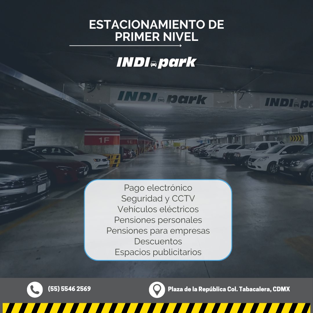 IndiParkMexico's tweet photo. 👉 En IndiPark disfruta de un servicio de primer nivel en estacionamientos, seguridad, tecnología y excelente servicio.
🅿️ Te esperamos de lunes a domingo de 6 am a 12 h.
#estacionamientos #estacionamiento #chilango #autos #autosdeinstagram #autoscdmx #camionetas #seguridad https://t.co/Rwrv31QiwL