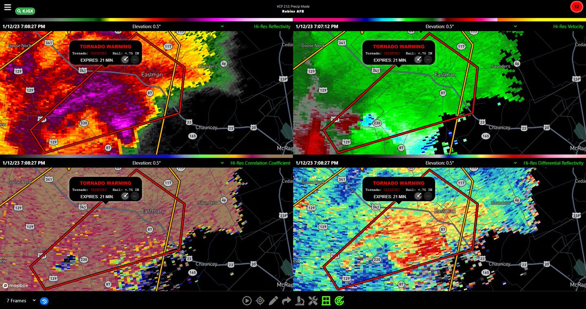 RadarOmega on Twitter "CONFIRMED TORNADO Tornado Warning including
