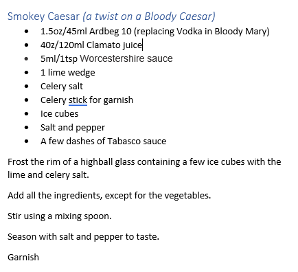 WhiskyCanuck's tweet photo. @How2Drink Smokey Caesar - a twist on a Bloody Caesar. Main thing vs a Bloody Mary is to sub a smoky Islay as the spirit &amp; the clamato vs tomato juice https://t.co/fWZGrTAIMl