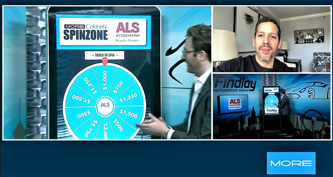 Illusionist David Blaine on the Findlay Spin Zone on @MOREFOX5 with another $1000 we'll donate to our charity, the ALS Association. #FindlayCares @alsassociation