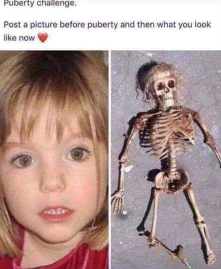 causticbob's tweet image. #PubertyChallenge