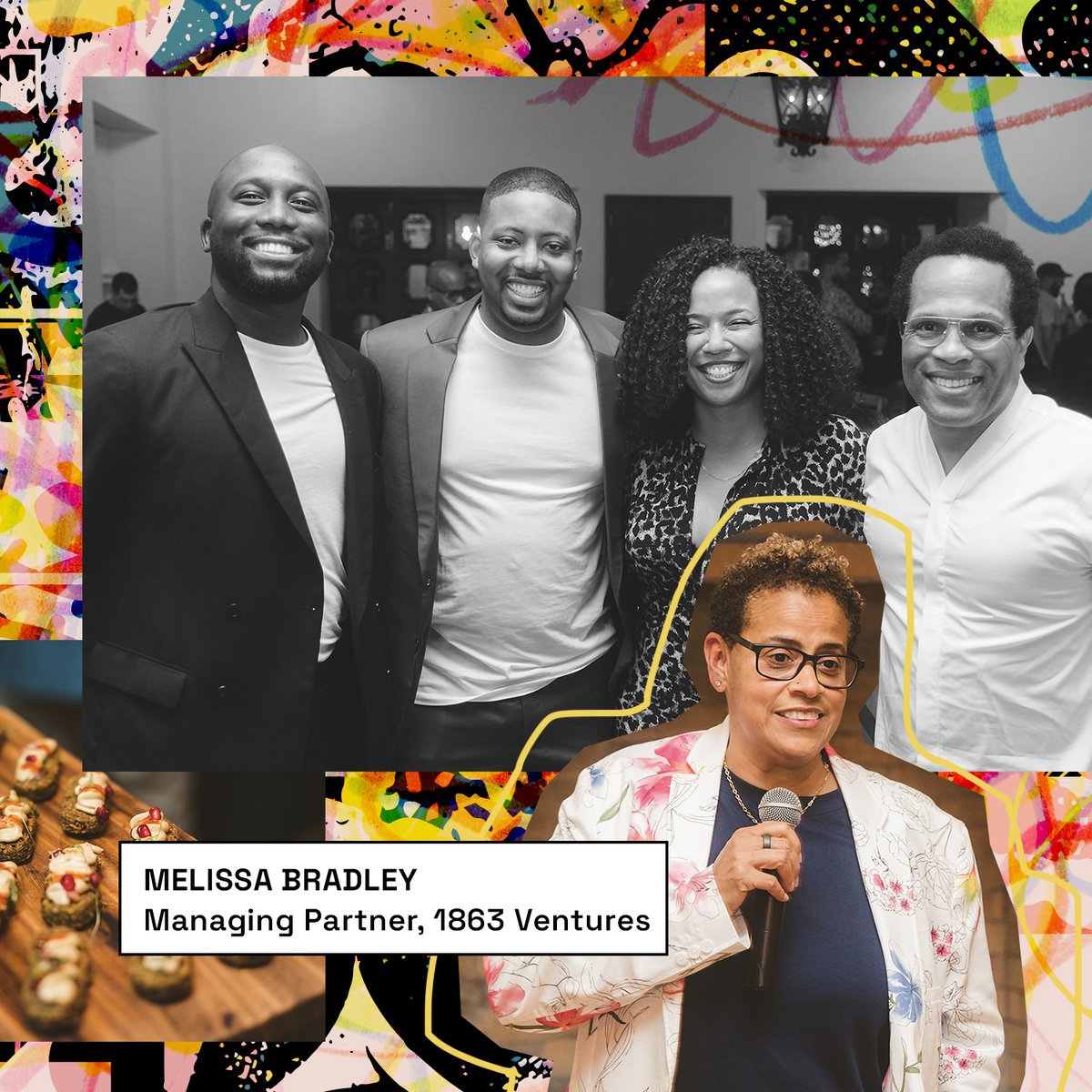 TheLockstepFund's tweet photo. We launched our #OverlookedVisionaries concept, and honored the indomitable Melissa Bradley for her pioneering work in the venture space. We laughed, we danced, we broke bread. Wait till you see what we have in store for the next one… https://t.co/crIV5Wm3no
