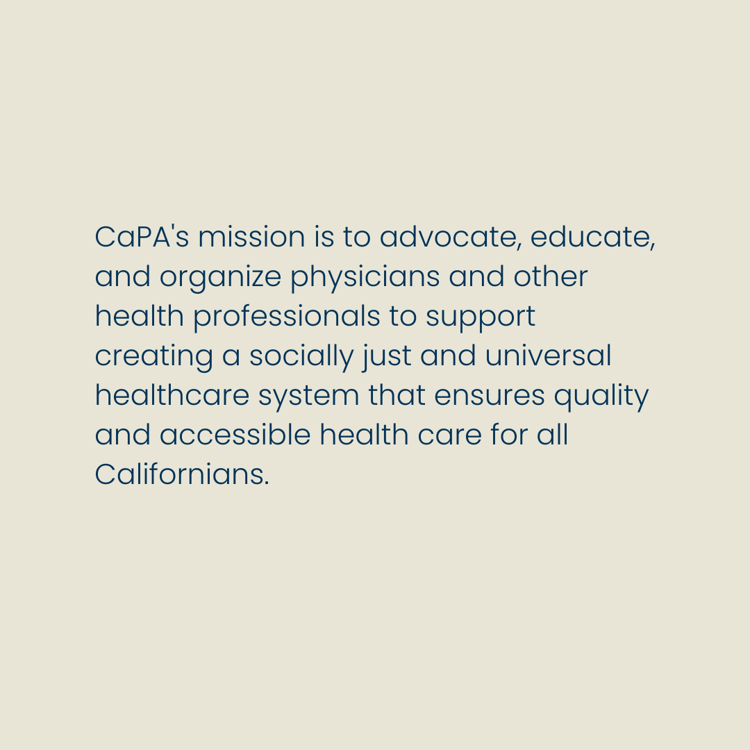 CAPhysAlliance's tweet photo. We are led by our vision of a Golden State Care that covers all Californians from birth to death unlinked from the place of employment. Visit our website to learn more and become a member today! https://t.co/ftagUm9MRO