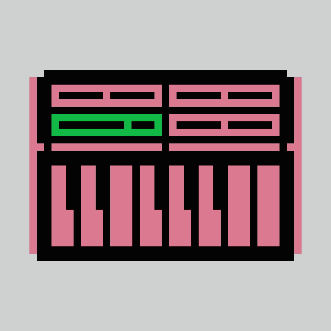 CloudnoisePxl's tweet photo. GN 🎚
#wip #minisynth #reteosynth #modwheel #pixelart #andmore https://t.co/6Ehk3YYzT1