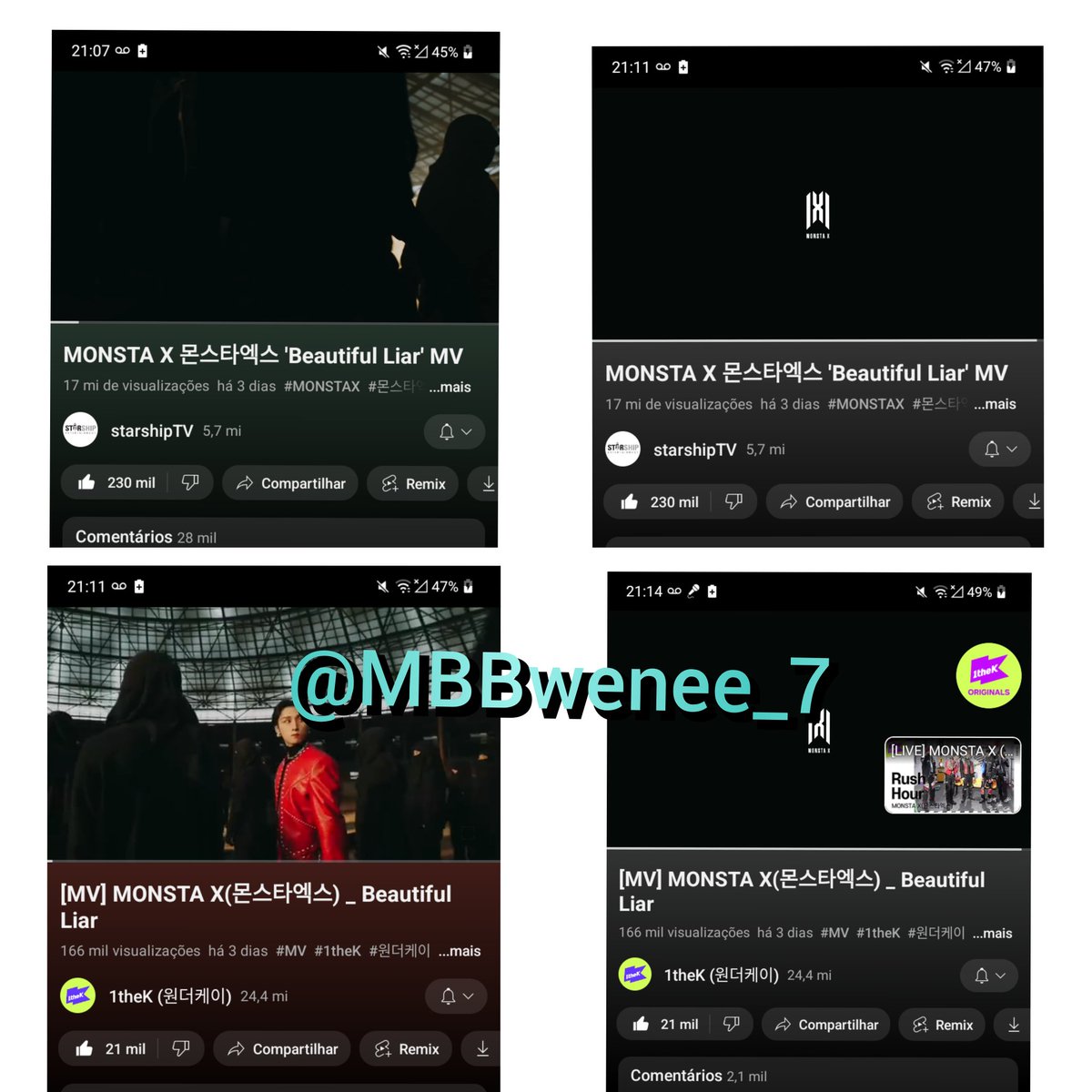 @MbbAreYouThere @OfficialMonstaX Quinto
#TimeLiar

youtu.be/XKVuR2p1yMo
Beautiful Liar
#MONSTAX
#몬스타엑스
@OfficialMonstaX