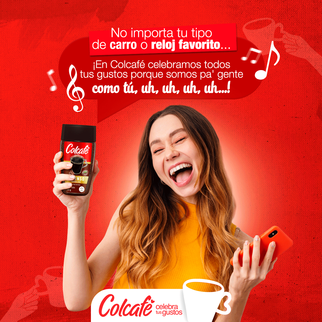 Que no te sal-pique la mala vibra, acá celebramos todos tus gustos #ColcaféCelebraTusGustos  👌☺️✌️❤ #shakira