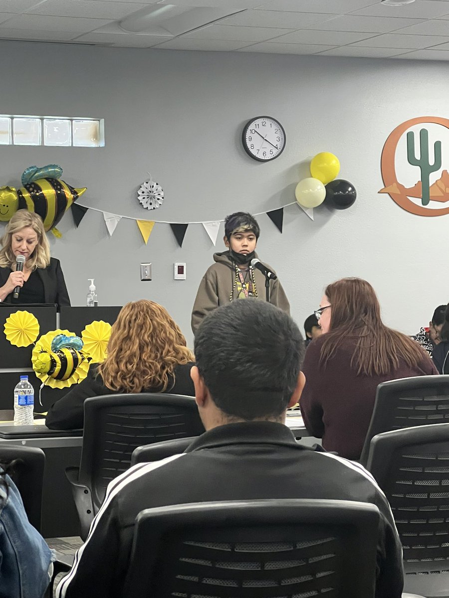 ASGcsd83's tweet photo. So very proud of Michael! He competed today in the Cartwright Spelling Bee! #oneteamunafamilia @harriscsd83 https://t.co/W4hHKf7lMk