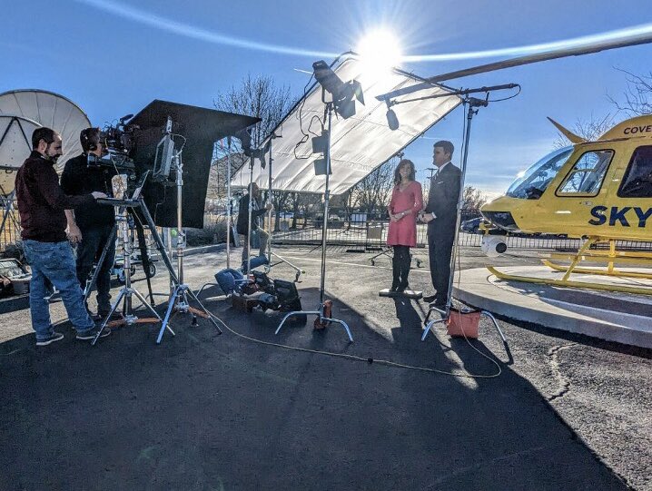 Happy Birthday, KOAT! Working on our special, “KOAT 70 Years Together”. A look back at so much history including the video vault!  It airs Thurs., Jan. 19 at 6:30!! 📺🎥