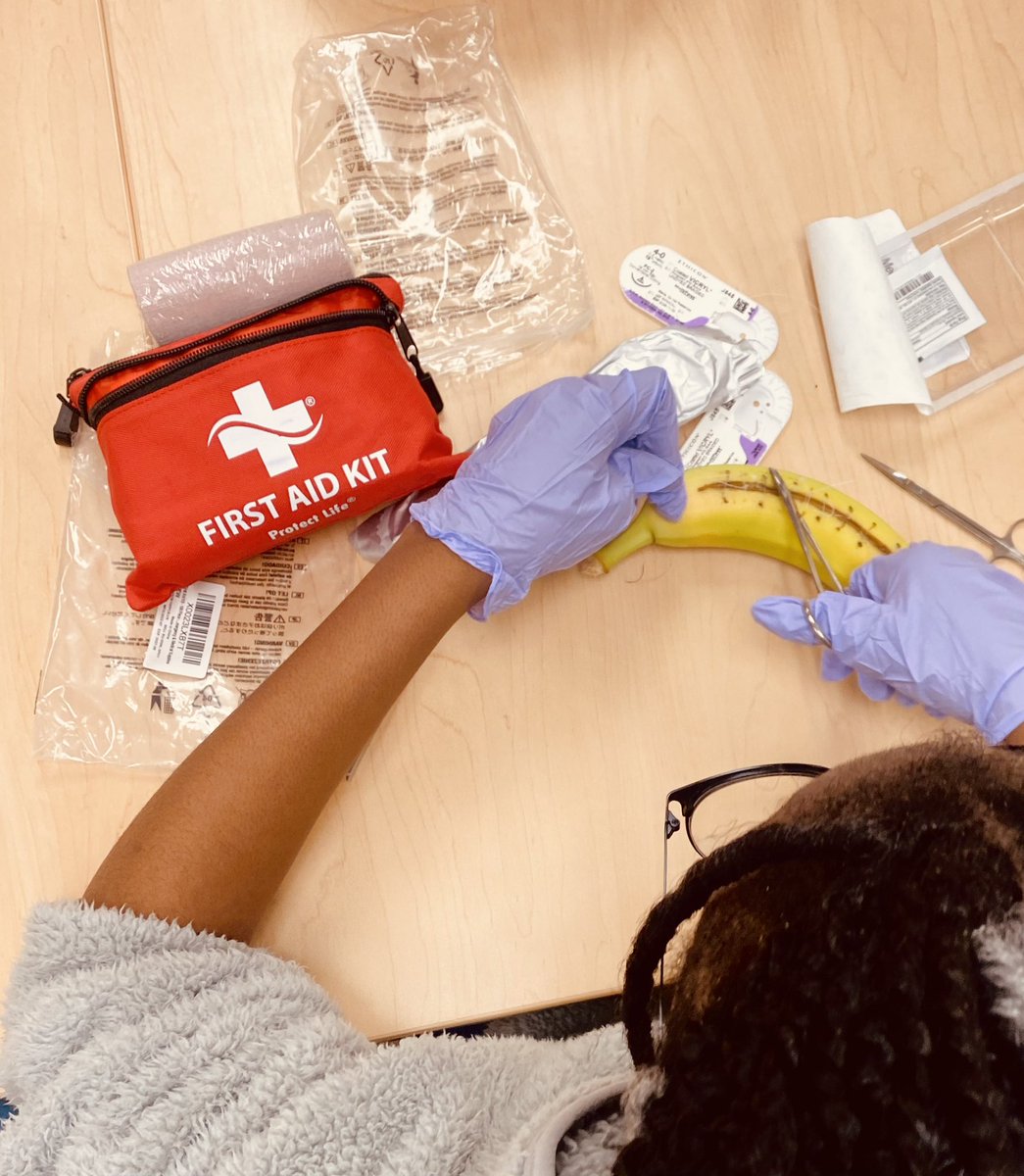 Kirsten Shaw MD (@md_kirsten) on Twitter photo A “fruitful” 🍌 learning experience at our high school mentorship & scholarship program today. Students sutured a banana peel as part of their healthcare career exploration! Thanks to <a href="/Abbott_IM/">Abbott Northwestern Internal Medicine Residency</a> residents for their incredible teaching! #MedEd #MentoringMatters <a href="/AbbottHospital/">Abbott Northwestern</a> A “fruitful” 🍌 learning experience at our high school mentorship & scholarship program today. Students sutured a banana peel as part of their healthcare career exploration! Thanks to <a href="/Abbott_IM/">Abbott Northwestern Internal Medicine Residency</a> residents for their incredible teaching! #MedEd #MentoringMatters <a href="/AbbottHospital/">Abbott Northwestern</a>