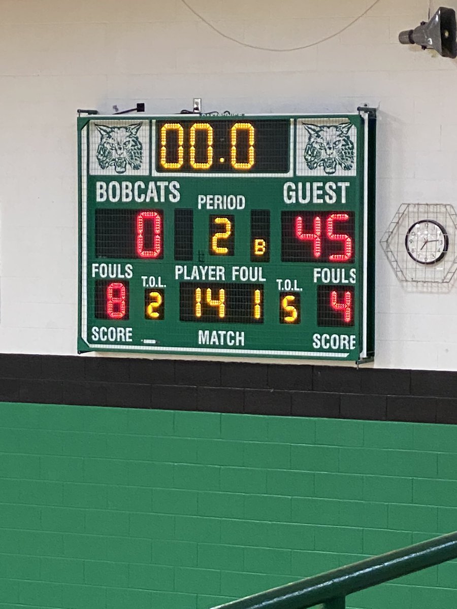 Lady Vikes are in control at the half against Green.